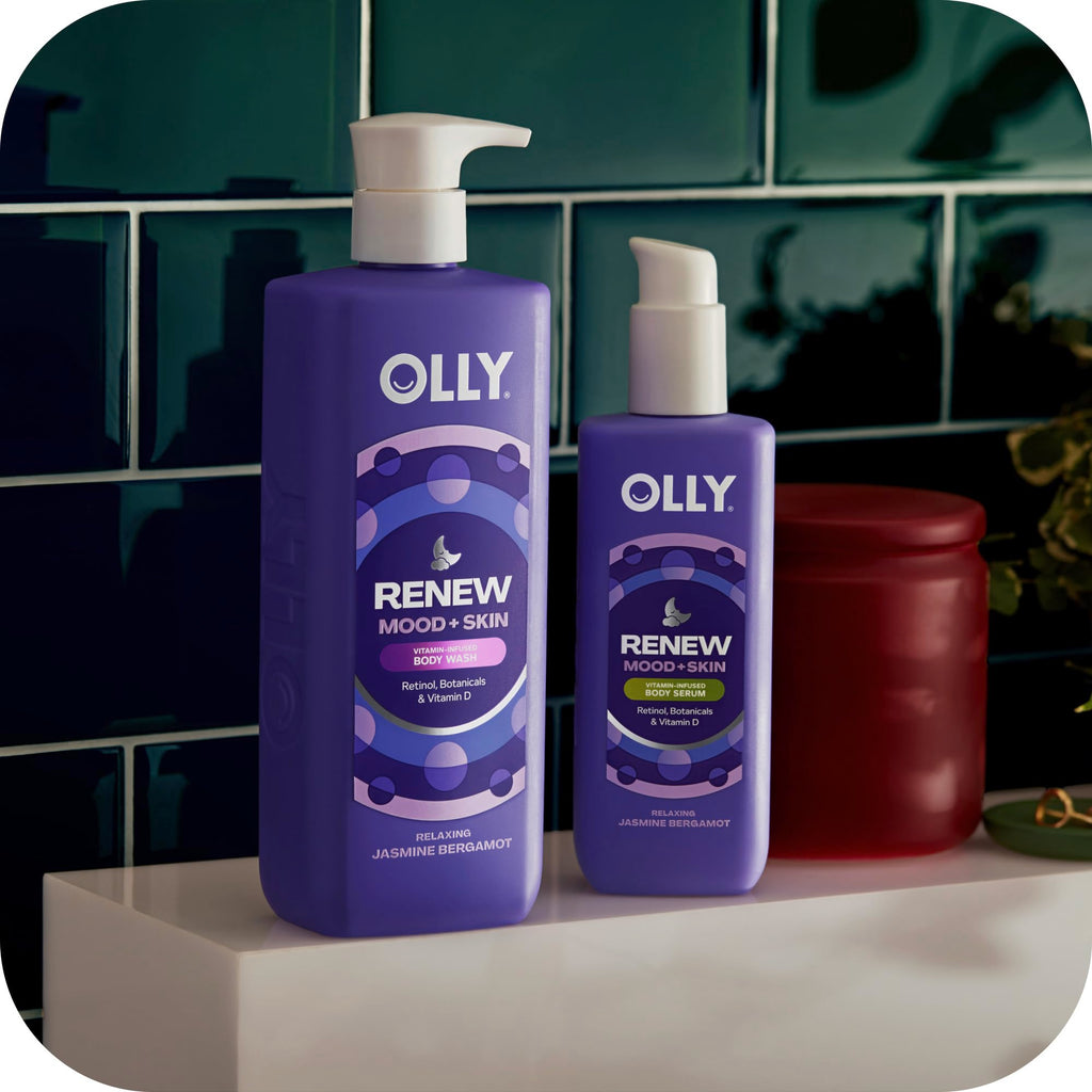 OLLY Renew Body Lotion-Serum Nourishing Cleanser 8oz