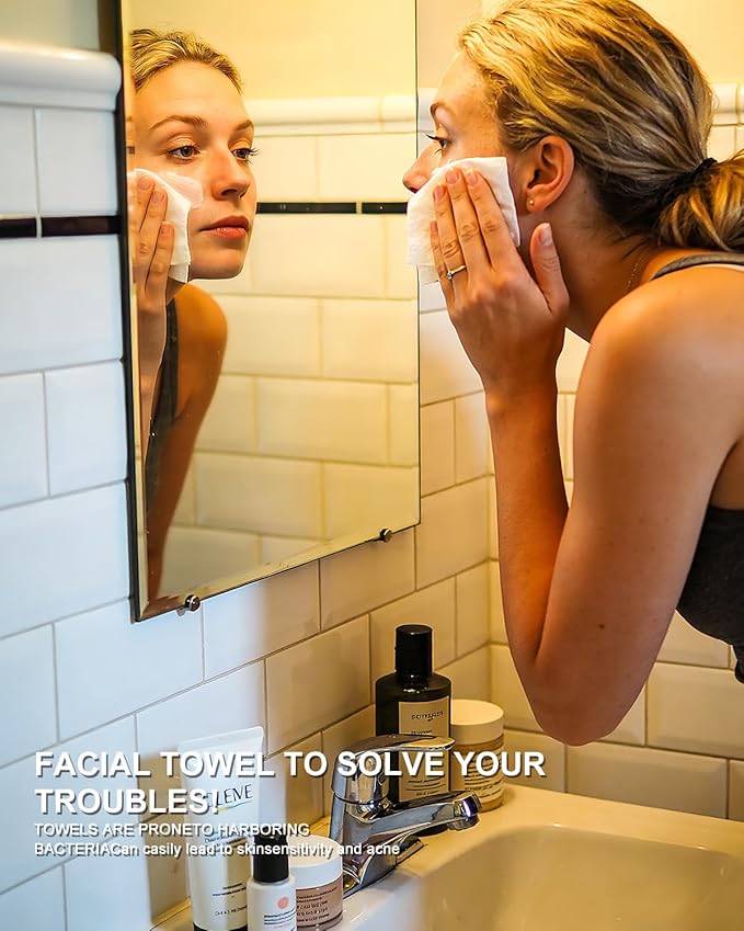 Face Towels,Facial Towels,Disposable Face Towel,10"x12"Face Cloths