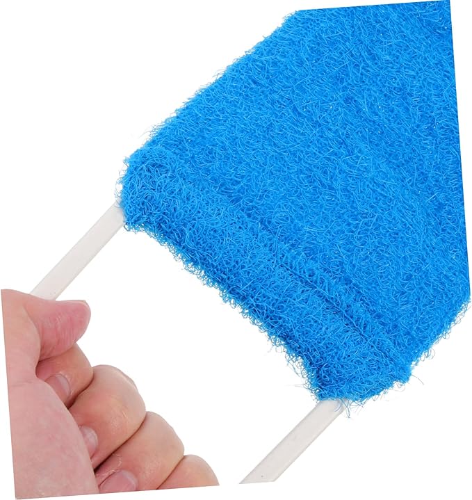 HONITANO Double-Sided Back Scrubber Strap for Shower Bath Towel Natural Exfoliating Massage Belt for Men and Women 27.16In Length for Smooth Skin and Improved Circulation