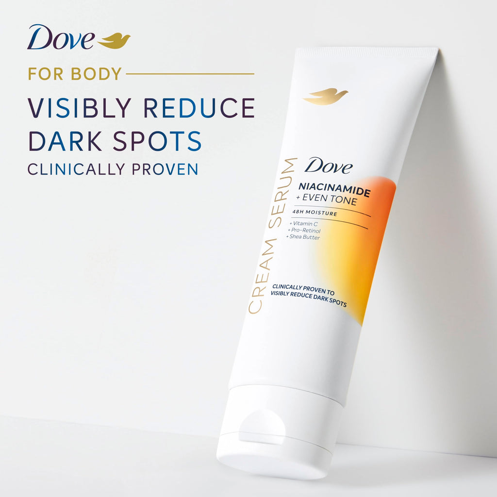 Dove Body Cream Serum Niacinamide + Even Tone for Dark Spots 8oz