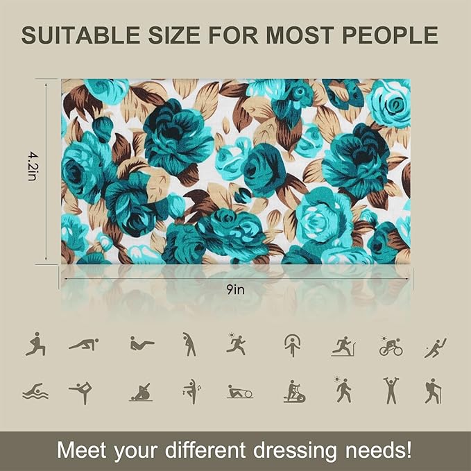 DiyJibb Boho Headbands for Women, 7PCS Fashion Wide Hair Bands for Summer Vacation & Music Festival