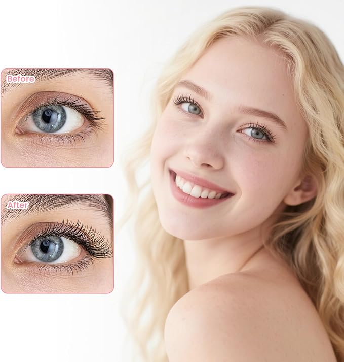 Heated Eyelash Curler, Fast Heat Up in 3s and 24h Long-Lasting Eye Lash Curler for Women,Safe Anti-Burn Heated Lash Curlers,USB Rechargeable Eyelash Curlers with Sensing Heating Silicone Pad(Pink)