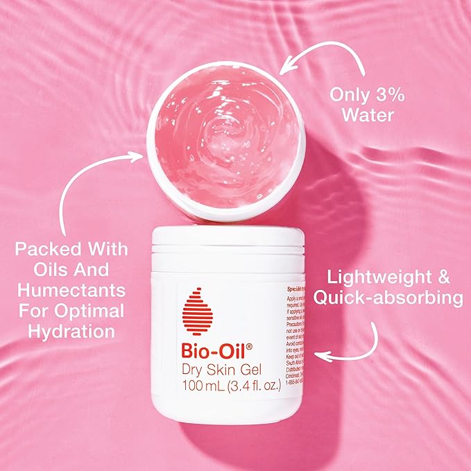 Bio-Oil Dry Skin Gel Moisturizer, Vitamin B3, Face & Body, 1.7 fl oz