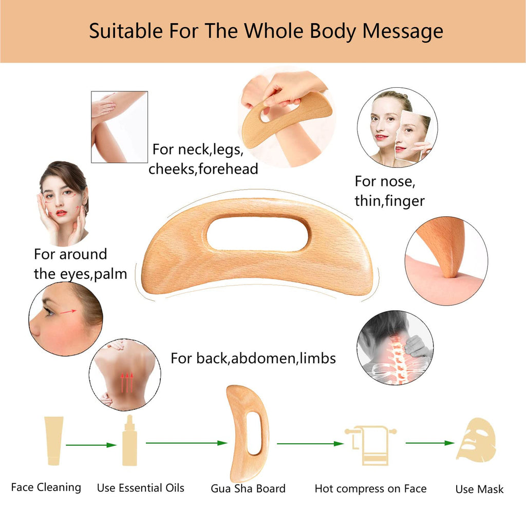 Wood Therapy Massage Tools，Handmade Wood Back Massage Roller Rope Tool,Maderoterapia Kit Body Sculpting Tools for Relax Muscles
