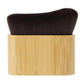 Self Tanner Brush - Kabuki Brush for Body Foundation Makeup, Blending Applicator for Tanner for Leg Makeup, Self Tanning Mitt for Body Makeup, Achieves Sunless Streak-Free Fake Tan Durable (Bamboo)