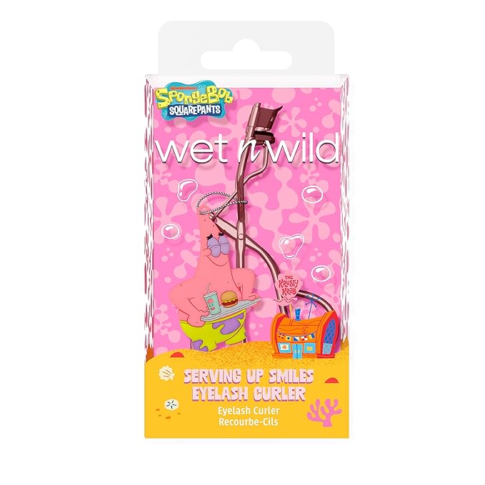 wet n wild Eyelash Curler & Charm, Gentle Silicone Cushion Pad, Curls & Lifts Lashes – Patrick