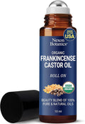 Organic Castor Oil and Frankincense Eye Roller for Under Eye Bags - 10 ml