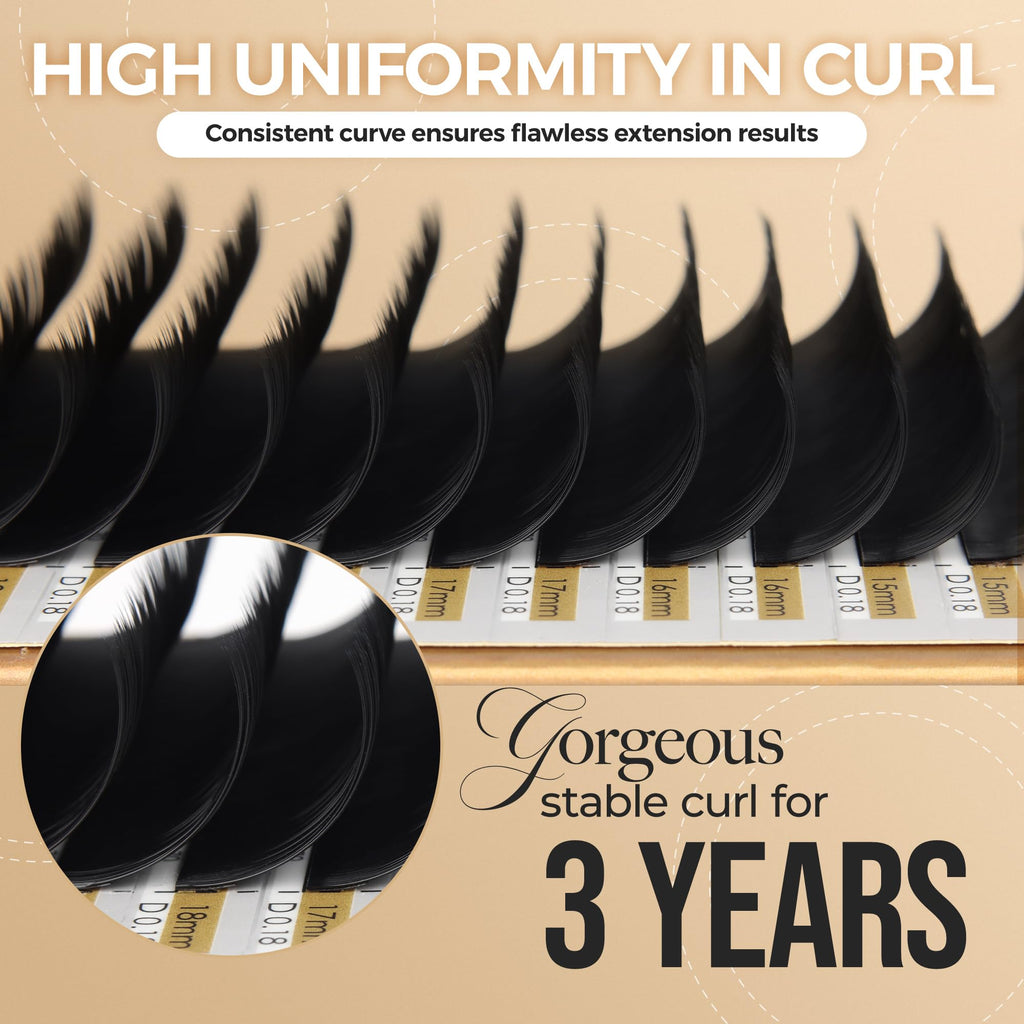 LASHVIEW Eyelash Extensions,Individual Lashes, Lashes,0.15 D Curl Thickness 11mm,Premium Single&Classic Lases,Natural Semi Permanent Eyelashes,Soft Application-friendly