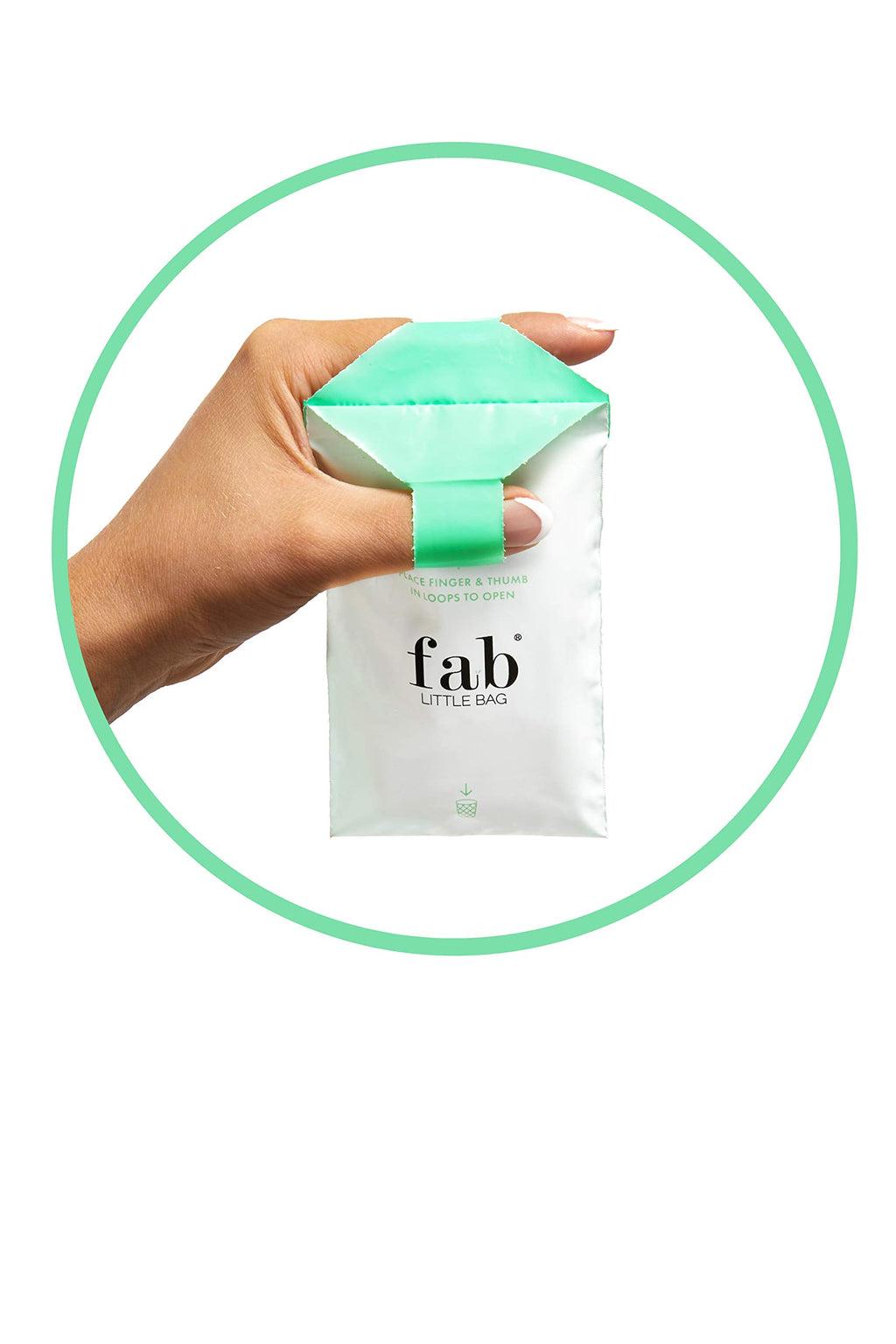 Fab Little Bag Sanitary Waste Bags - Pack of 200 Dispenser Bags (Dispenser Sold Separately) - Prevents Odours, No Mess, Eco Friendly