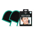Dermasuri Face Exfoliator Scrubber, Exfoliating Glove & Scrub Mitt 2 Pack