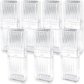 Ceemiaa 7 Pcs Travel Cotton Swab Holders – Mini Dustproof Swab Cases for Makeup, Cotton Balls, Floss, Hair Ties & Small Cosmetic Storage