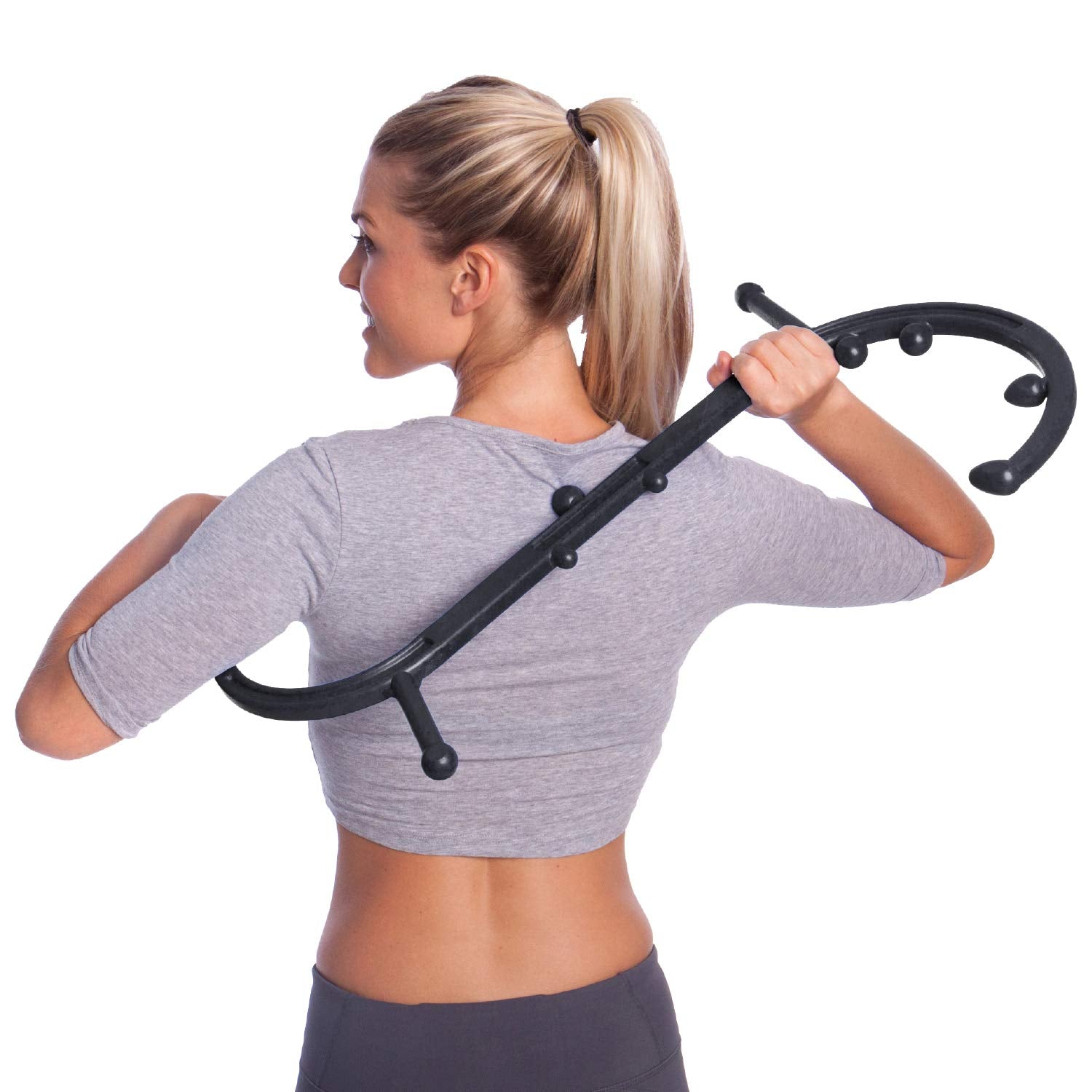 Body Back Buddy Classic Back Massager & Neck Massager for Pain Relief Black