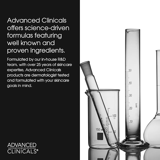 Advanced Clinicals Retinol Serum For Face | Visible Anti Aging Retinol Serum Skin Care Face Moisturizer With Vitamin E Helps Improve Look Of Wrinkles, Fine Lines, & Uneven Skin Tone, 1.75 Fl Oz