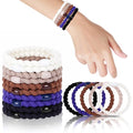 Hair Ties No Damage - 10PCS Ponytail Holders - Elastic Hair Ties for Thick Hair - Braided Hair Bands for Women Girls's Hair