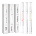 SASSYTIP Nail Strengthen Oil Pen | Fast-Absorbing Cuticle Oil with Biotin & Ginseng | For Brittle & Peeling Nails | Jasmine, Rose, Lemon Scents | Home, Office, Travel Use (3PCS)
