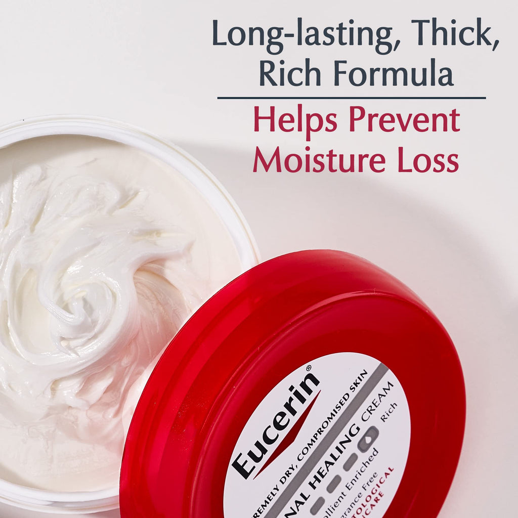 Eucerin Original Healing Cream, Emollient Enriched, 2 x 16 OZ