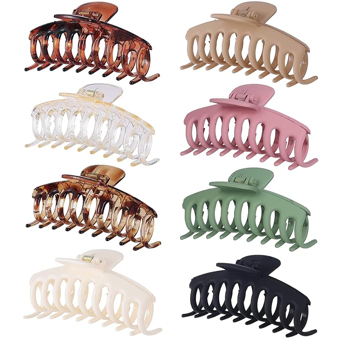 laxizar 8 Pcs Claw Clips Hair Clips for Women Hair Accessories for Women