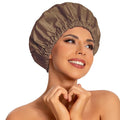 Edoneery Reusable Shower Caps for Women, Waterproof Long Hair Bonnet