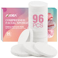 AIDEA Compressed Facial Sponges 96Count, Face Sponges for Cleansing, White