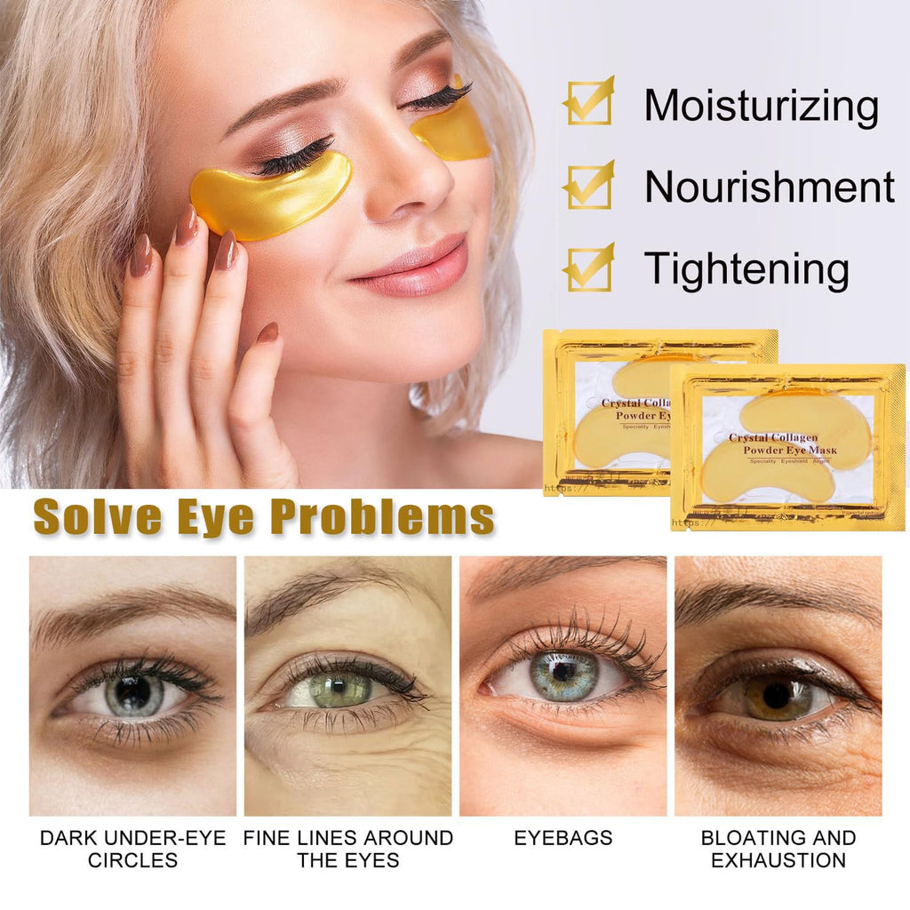 Eakroo 20 Pairs Lip Mask & Eye Mask, Bridesmaid Gifts, Bachelorette Party Favors, Eye Patches for Women, Hangover Kit, Girl Stuff, Cute Stuff, Gifts for Teen Girls, Small Gifts for Women, SPA