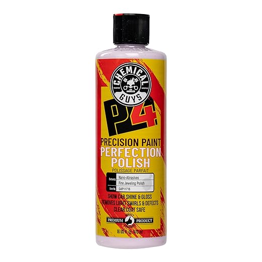 Chemical Guys, P4 Precision Paint Perfection Polish for Clear Coat, 16 oz