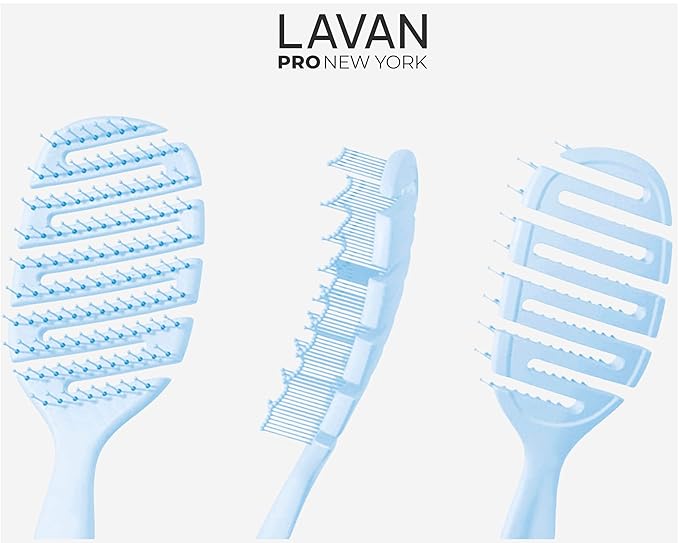 Flex Detangling Hair Brush (BABY BLUE)