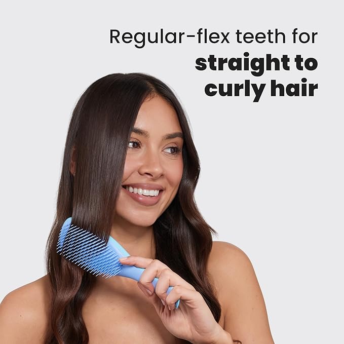Tangle Teezer Ultimate Detangler Brush, Straight to Wavy, Denim Blues