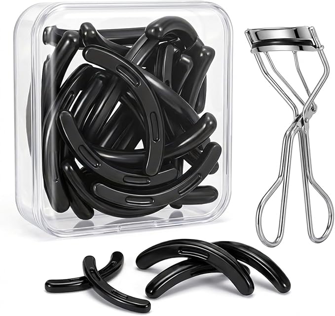 30Pack Compatible for Shiseido Eyelash Curler Refill Pads,Only Compatible with Shiseido Eyelash Curler,Silicone Replacement Pads (Not Include Curler)