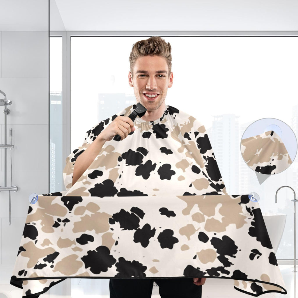 ALAZA Abstrac Leopard Spot Barber Cape for Men Women, Waterproof Haircut Apron Beard Shaving Bib Hair Cutting Cloth 55 x 65 Inch
