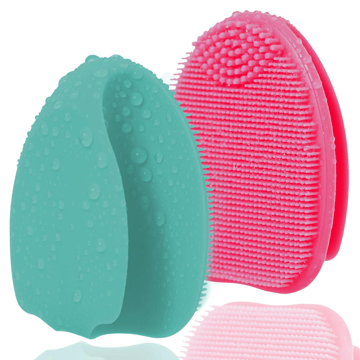 Soft Silicone Face Scrubber,Facial Cleansing Brush,Facial Exfoliation Scrub for Massage Pore Cleansing Nose Blackhead Remover Deep Scrubbing for All Kinds of Skins Men and Women