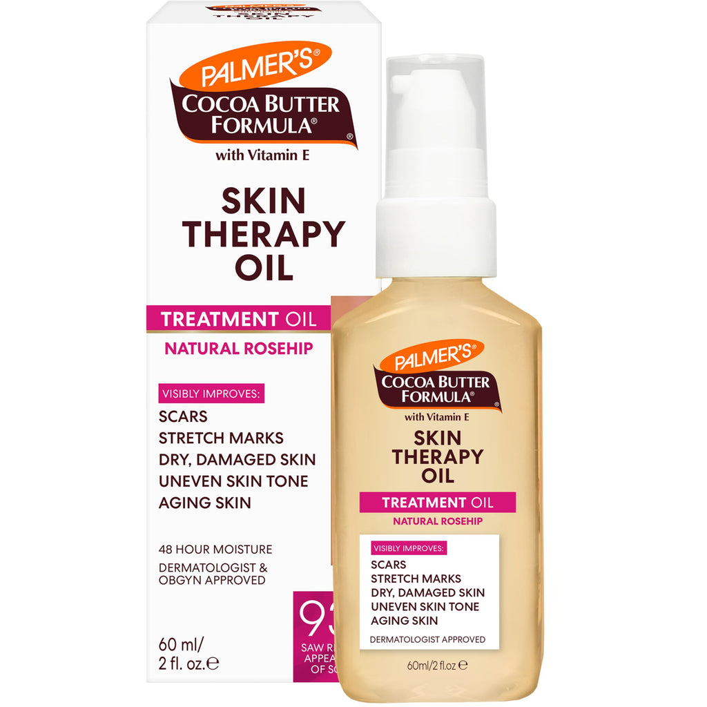 Palmer's Cocoa Butter Formula Skin Therapy Moisturizing Body Oil with Vitamin E, Rosehip Fragrance, 2 Ounces