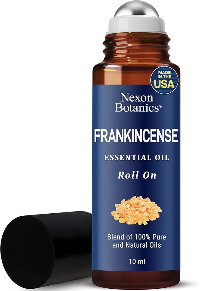 Frankincense Essential Oil Roll-On 10 ml - Pure, Natural Oil with Grapeseed
