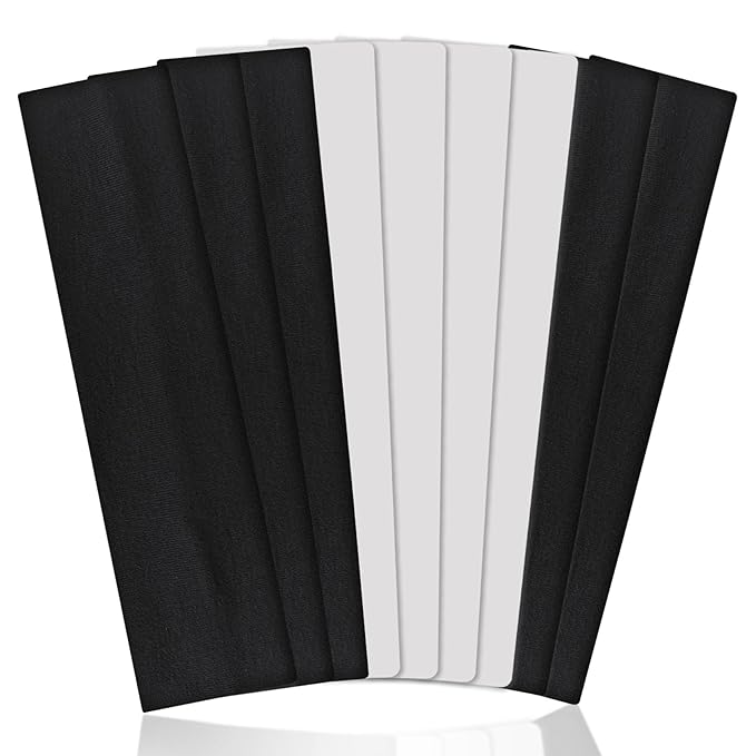 9 Pack Headbands for Women Non Slip Elastic Womens Headbands Head Bands for Women's Hair Soft Cotton Cloth Fashion Headband for Daily Workout Sports Running Yoga