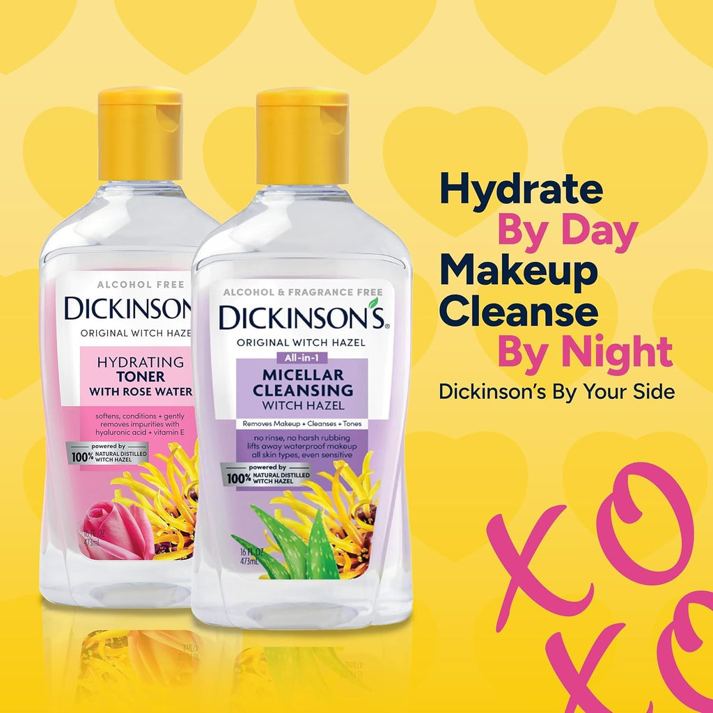 Dickinson's Witch Hazel Hydrating Toner with Rosewater | 16 Fl Oz