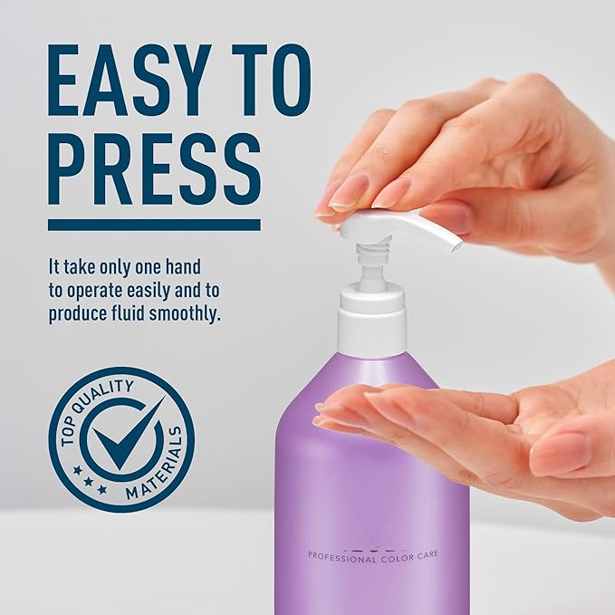 Pump Dispenser for Pureology Shampoo and Conditioner 33.8 oz Bottles [Package Includes 1 Pump]