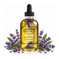 BEAUTE DE PROVENCE Lavender Multi-Use Oil for Face, Body and Hair - Organic Blend of Apricot, Vitamin E, Fractionated Coconut and Sweet Almond Oil Moisturizer for Dry Skin, Scalp and Nails - 4 Fl Oz