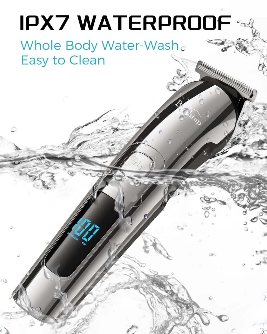 Brightup Beard Trimmer for Men - Electric Razor & Shaver