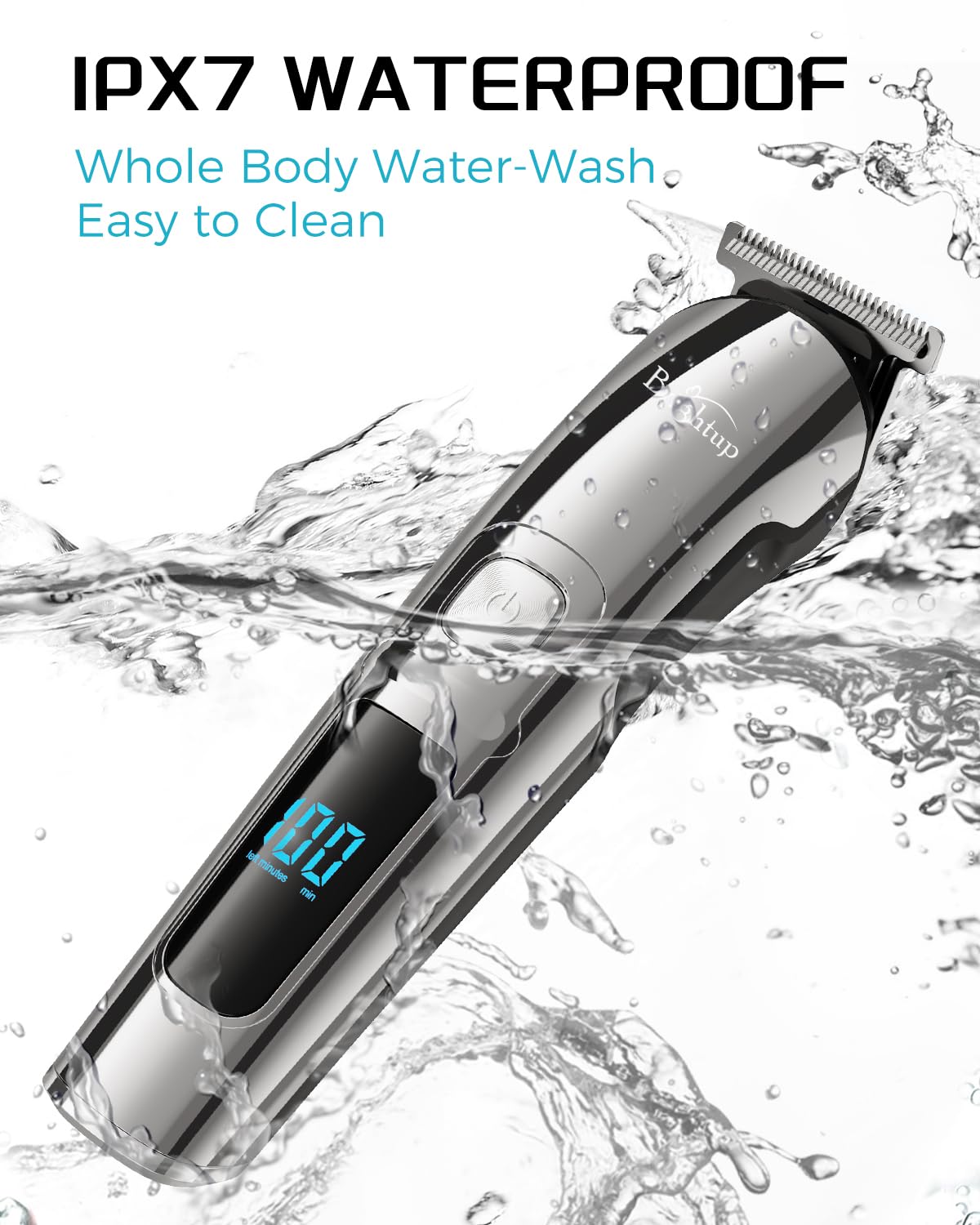 Brightup Beard Trimmer for Men - Electric Razor & Shaver