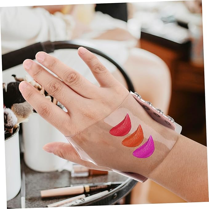 CALLARON Makeup Mixing Palette Hand Tray Makeup Artist Essential Foundation Eye Shadow Mixing Plate