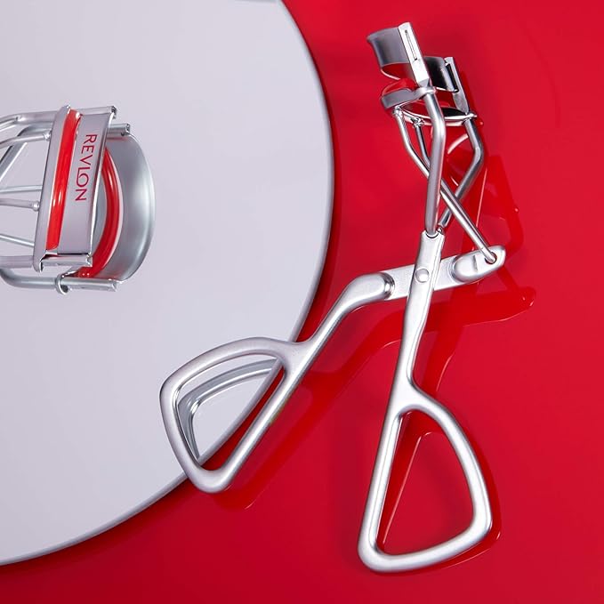 Revlon Salon Pro Eyelash Curler, Made with Corrosion Resistant Stainless Steel, For a Dramatic Curl, with Latex Free Silicone Pads