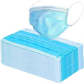 Wecolor 100 PCS Blue Masks, Disposable Face Mask, 3 Ply Protection Masks
