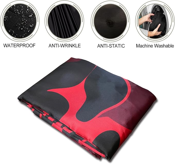 Barbohoo Barber Cape for Men Professional Hair Cutting Salon Cape with Snap Closures Waterproof Large Hairdressing Styling Cape Gown for Barber- 63”× 56” (New Camouflage C)