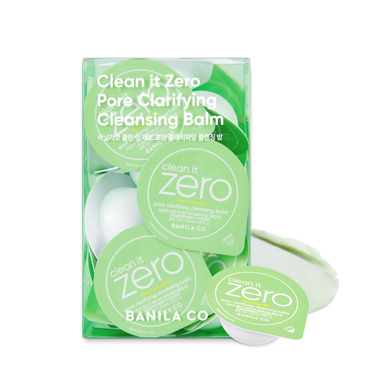BANILA CO Clean It Zero Tea tree-EX Pore Clarifying Balm Travel Kit (16ea)