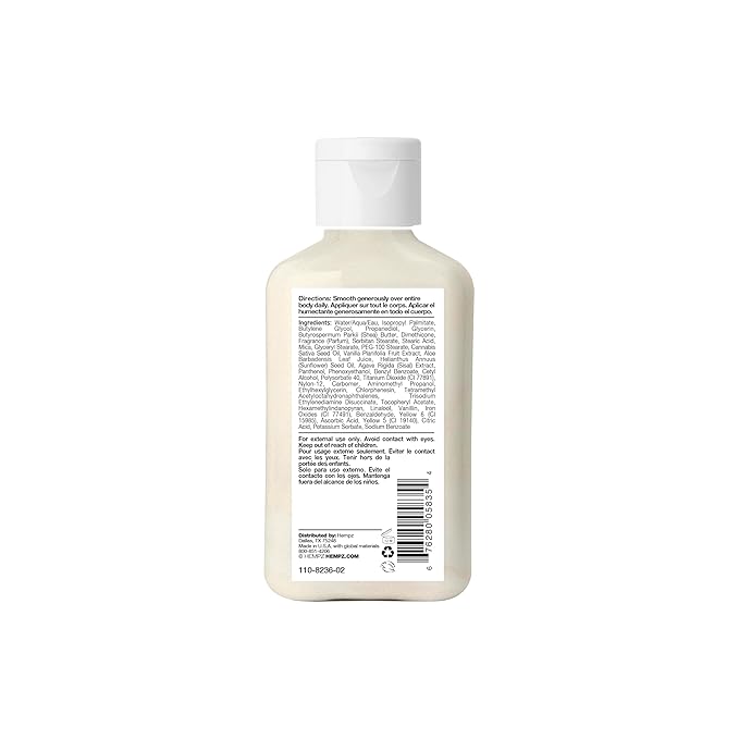 Hempz Cotton Candy Scented Body Lotion " Spun Sugar & Vanilla Bean, Hydrating Moisturizer for Dry Skin, Body & Hands, Self Care Routine Must Have, 2.25 Fl Oz.