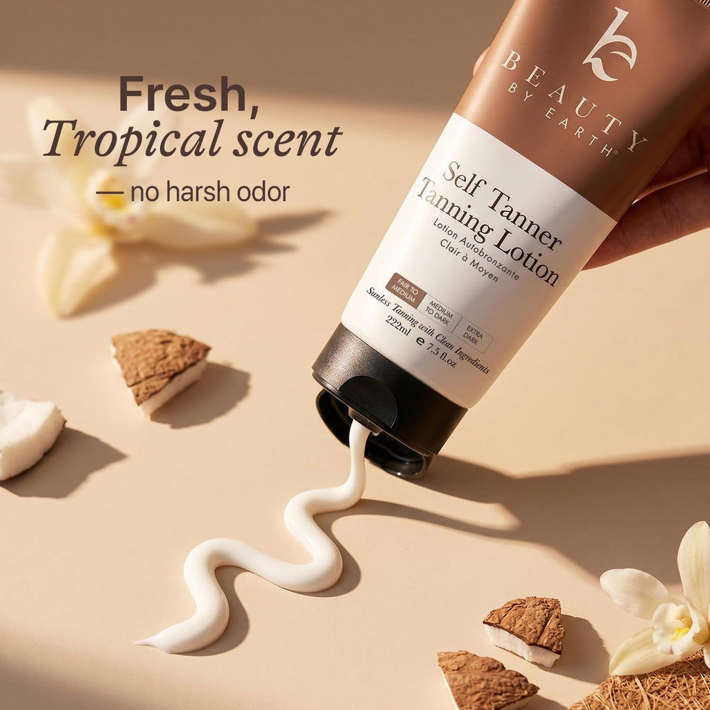 Self Tanner Face & Body - With Organic Aloe Vera & Shea Butter