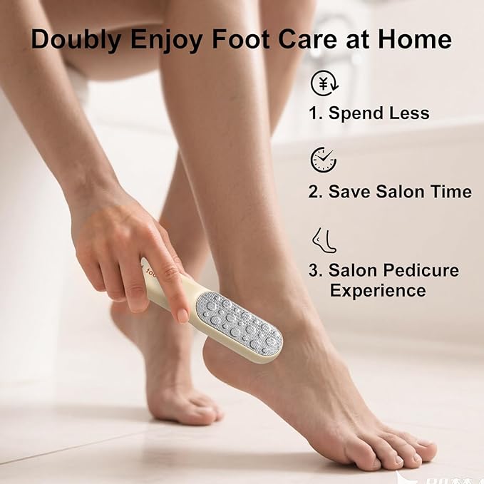 Double-Sided Stainless Steel Foot File, Pedicure Callus & Dead Skin Remover