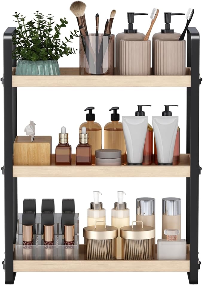 HNRLOY Bathroom Counter Organizer, Bathroom Counter Shelf, Makeup Organizer