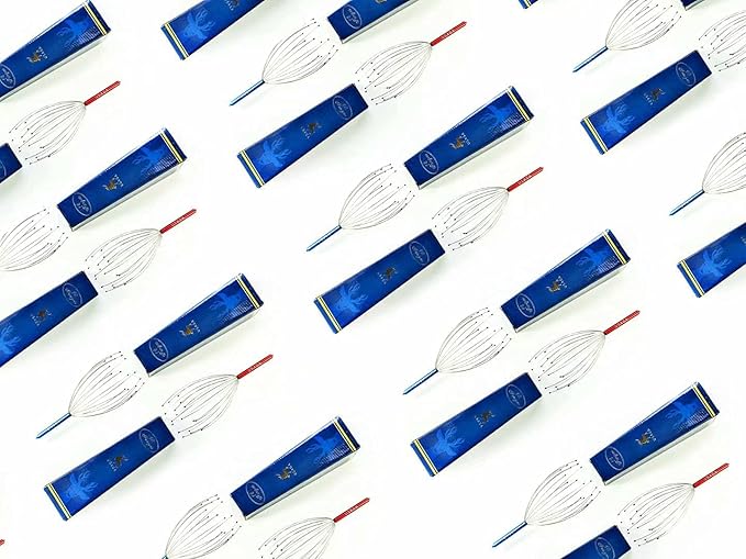 USAGA Head Massager Scalp Massager 20 Fingers Head Scratcher for Head Body Relaxing (Red & Blue)