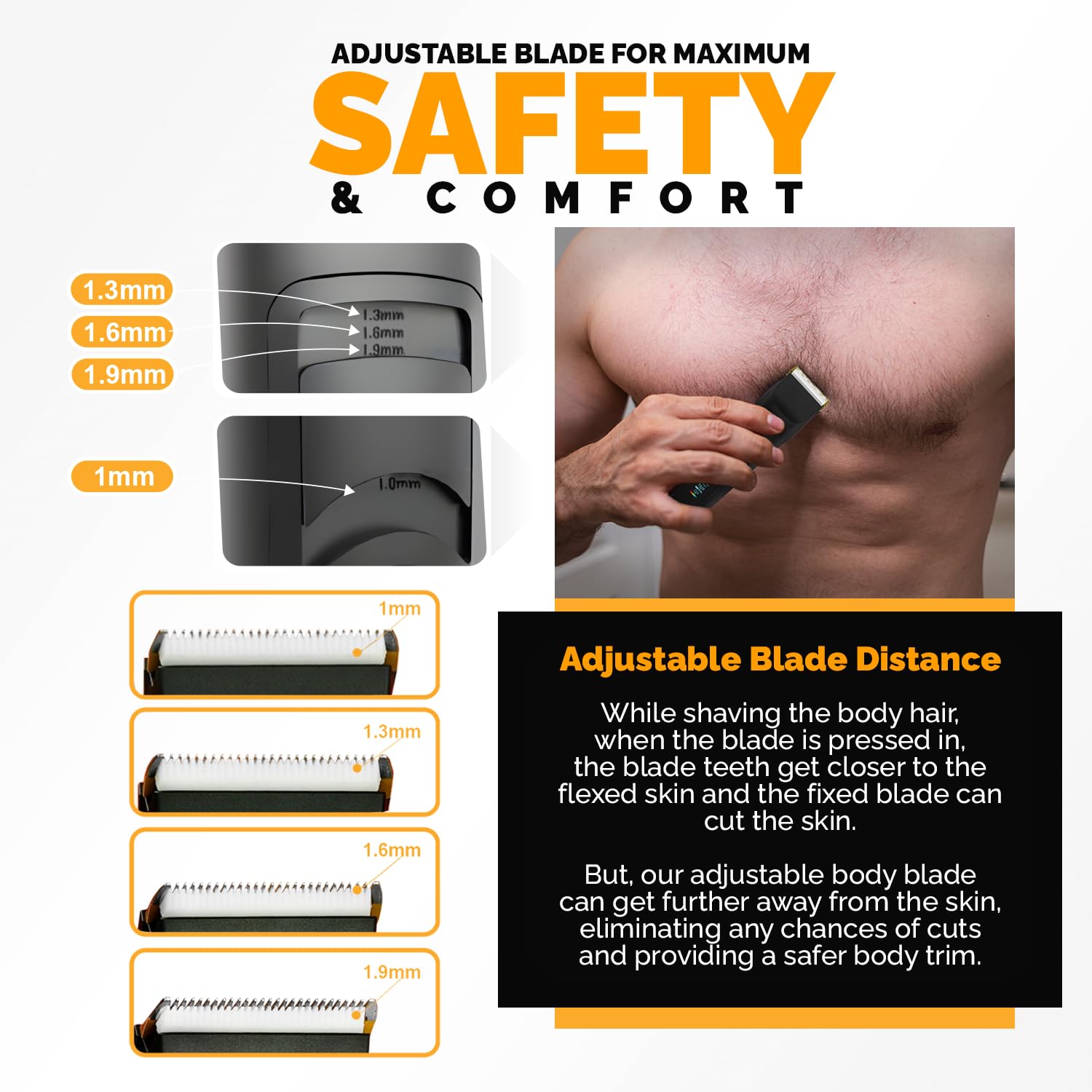 Brio Body Blade Assembly for Beardscape V1 & V2 – Great for Sensitive Skin