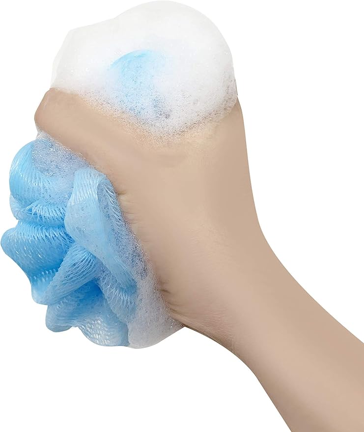 Loofah Lord 20 Small Full Bodied Quality Bath or Shower Sponge Loofahs Pouf Mesh Assorted Colors Wholesale Bulk Lot